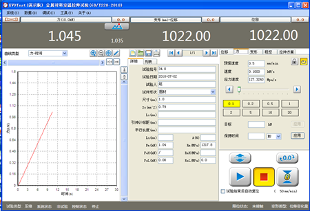 電子萬能材料試驗機的測控系統